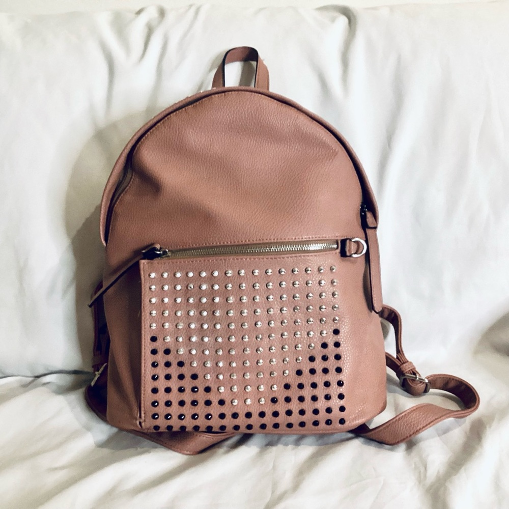 Carlos by Carlos Santana Studded Vegan Leather Backpack